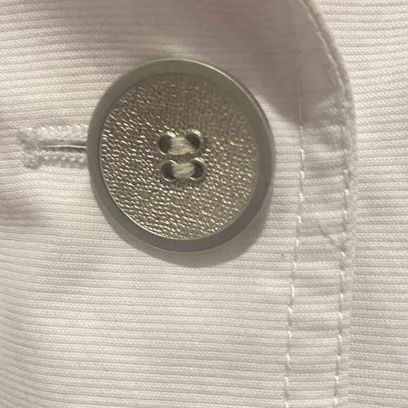 High Fashion Giacca White  Waist length trench coat - Picture 6 of 9